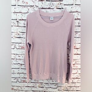 TNA lavender waffle knit